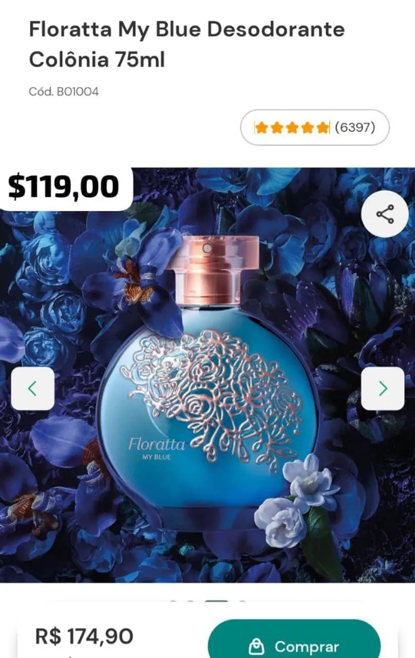 Floratta boticário my blue 