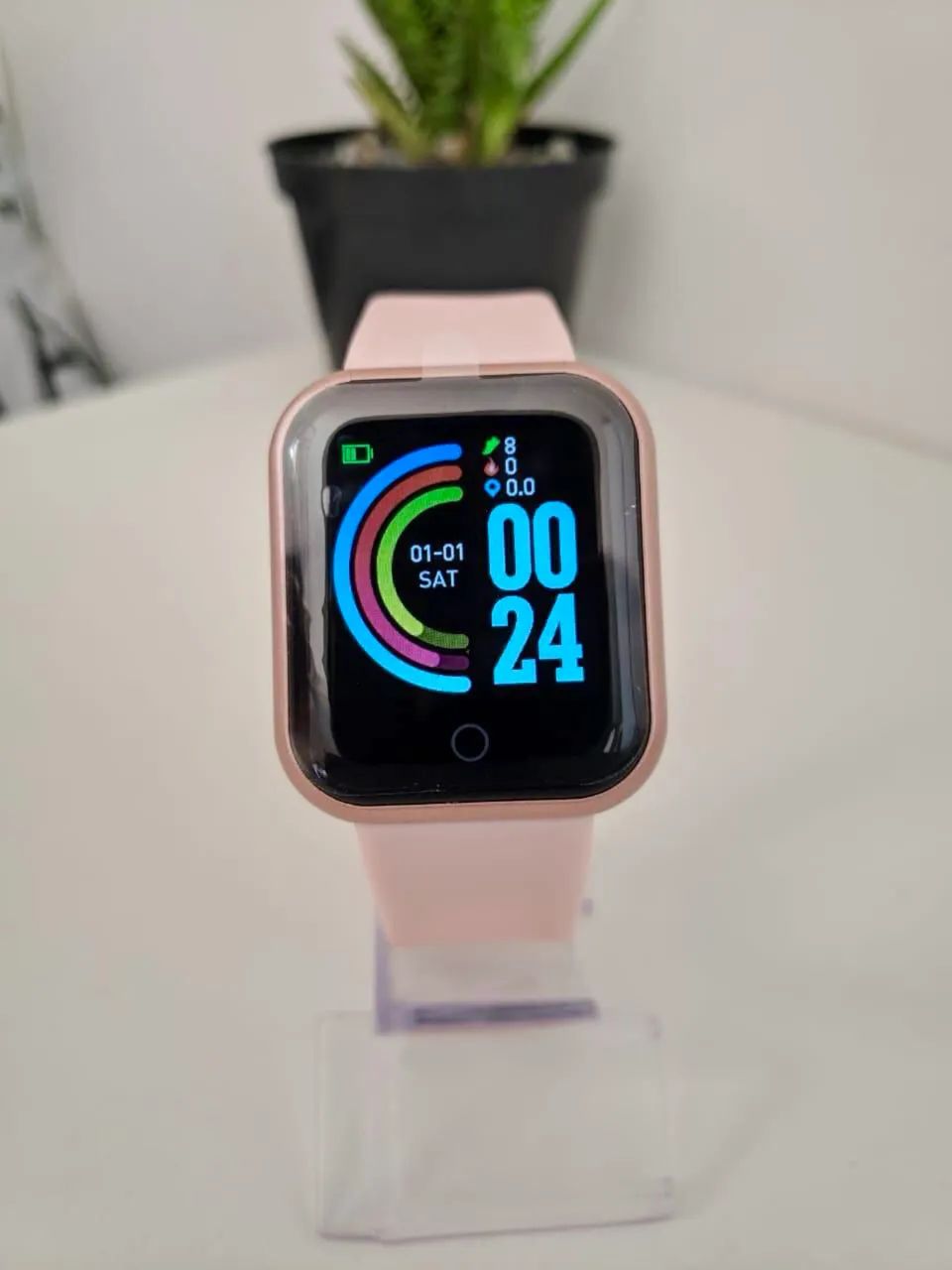 Relógio inteligente Smartwatch Bluetooth pulseira de Silicone 41mm Android e iOS  - Foto 2