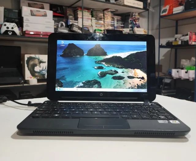 Netbook HP Atom N450, 1Gb + Hd 160Gb, aceito cartão - Foto 5