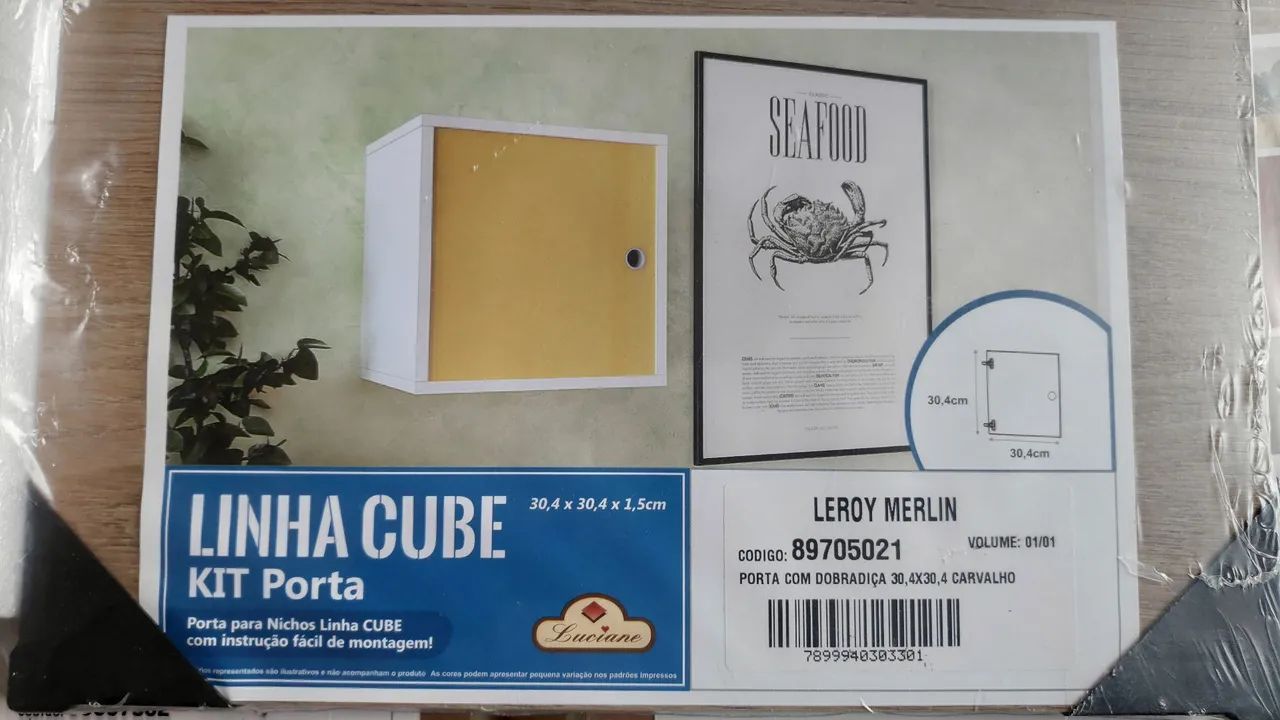 Kit gavetas e Kit porta de nicho Cube - Foto 3