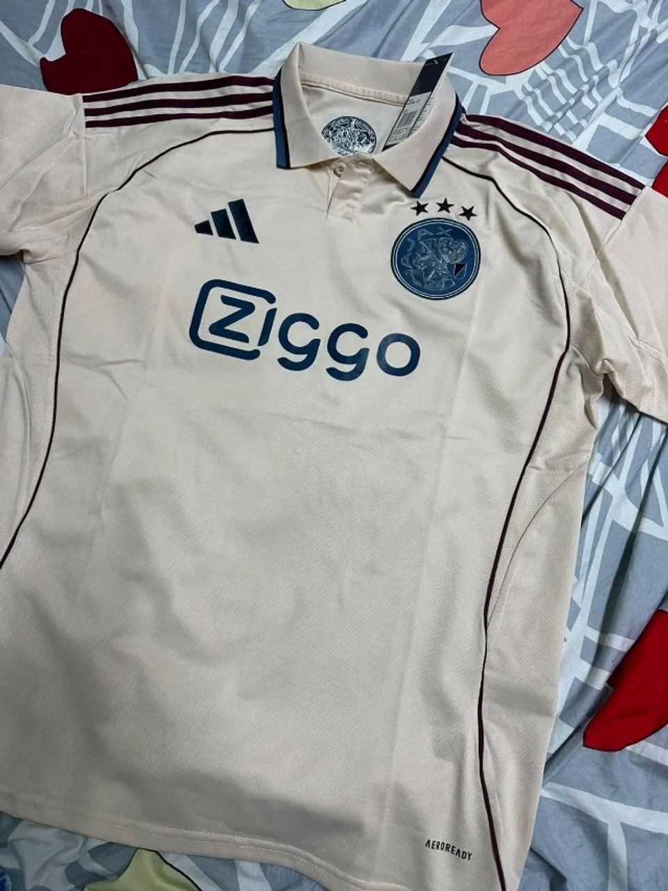 Camisa do Ajax 25/26 bege Torcedor - Foto 3
