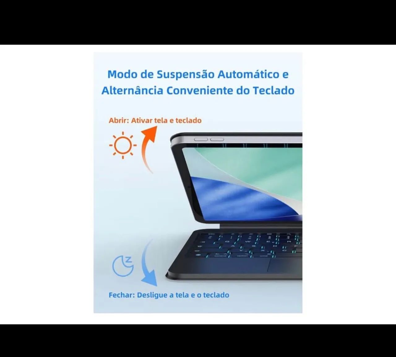 Teclado Magic Keyboard para iPad 10th e 11th (A16) - Foto 4