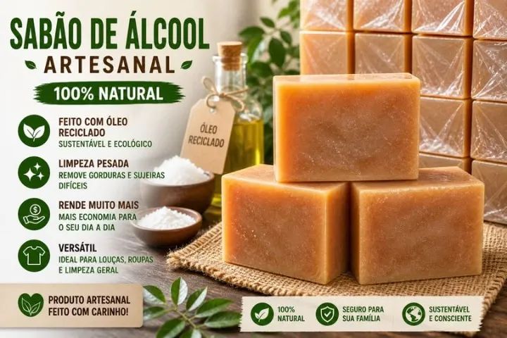 sabao de alcool 2kg 8 barra