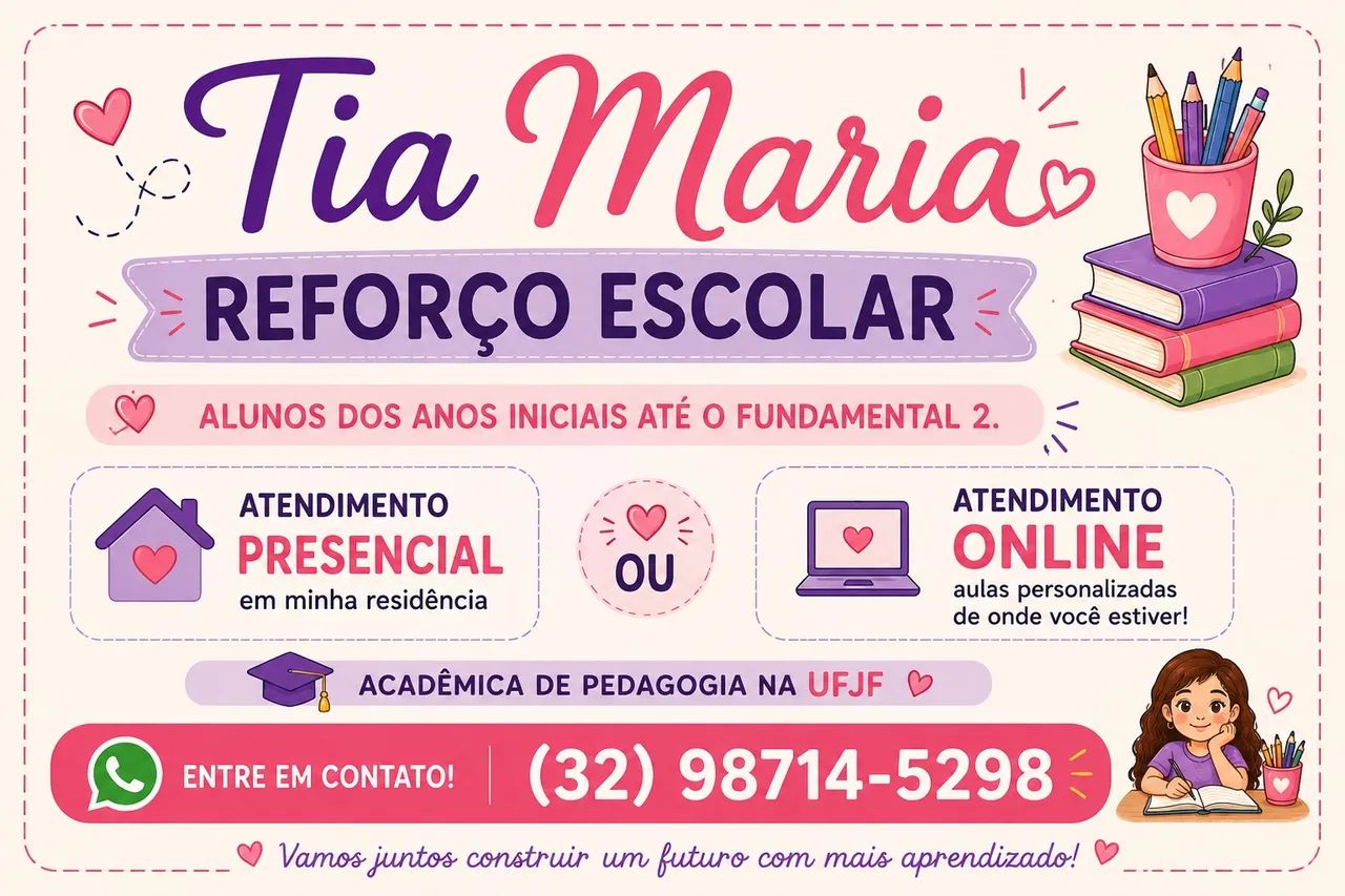 Reforço Escolar Zona Norte.