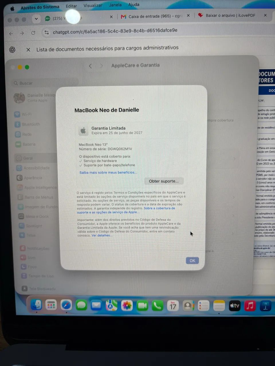 MacBook Neo 13 - Azul | Garantia Apple  - Foto 3