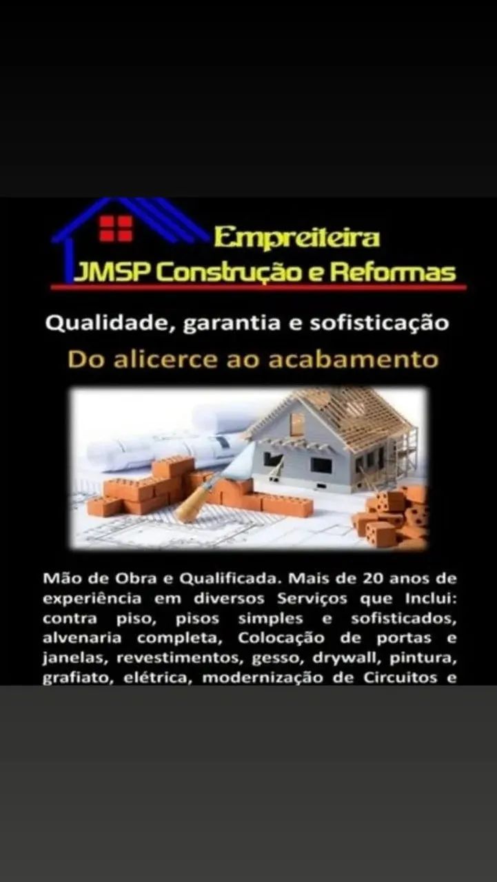 Construção e Reformas em geral 