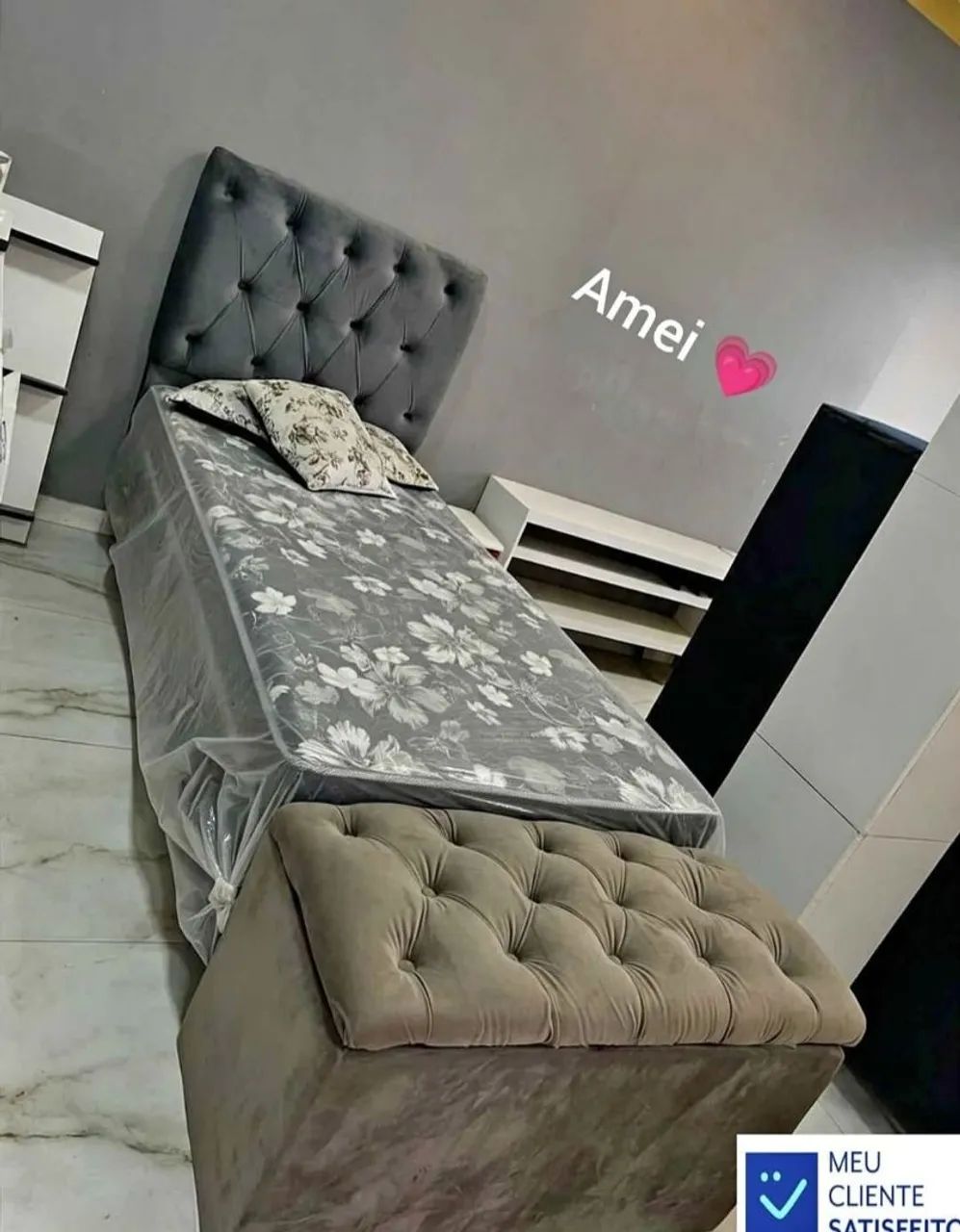 Cama Box solteiro
