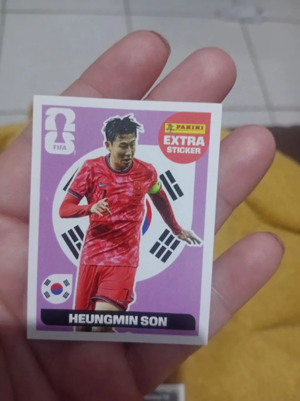 Figurinha copa Heungmin Son