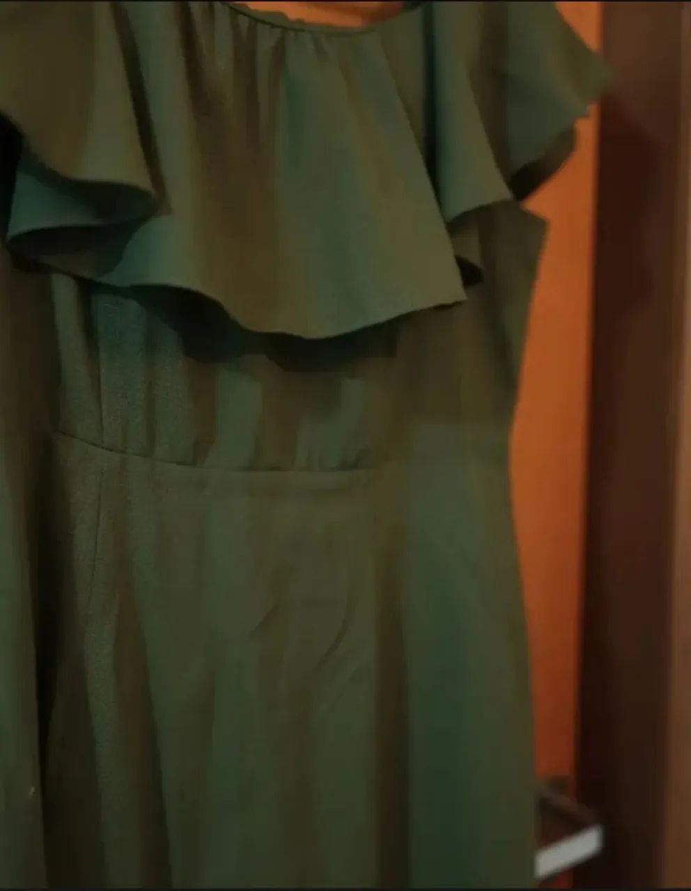 vestido midi ciganinha verde 44 - Foto 5