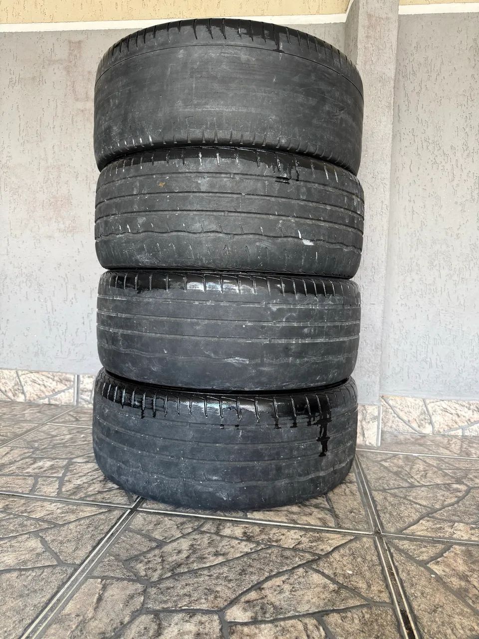 Rodas Originais Mercedes C200 5x112 Impecáveis C/ Pneus OPORTUNIDADE! - Foto 6