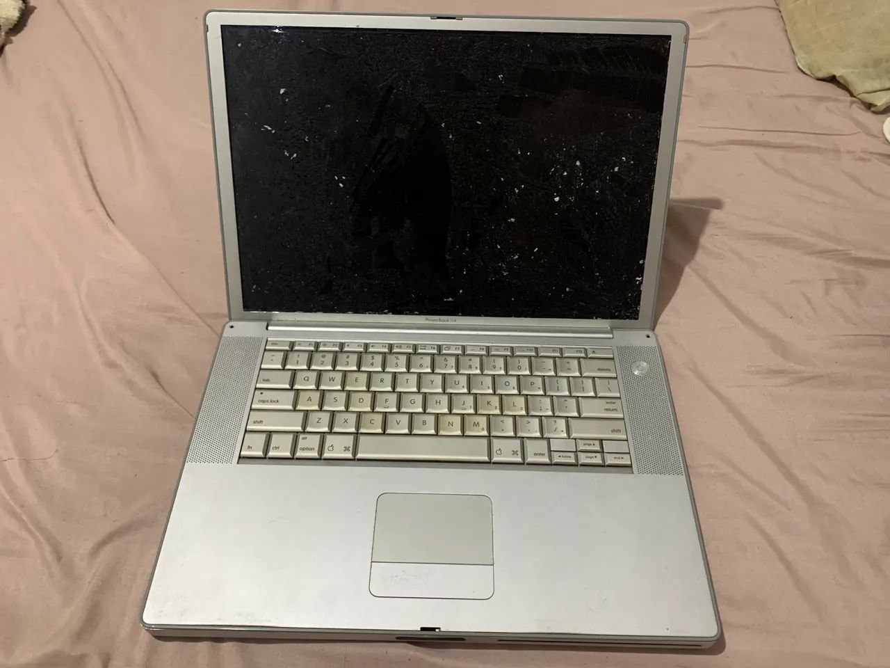 Apple PowerBook G4 15 ddr2 a1138 sucata com teclado apple a1243 - Foto 2