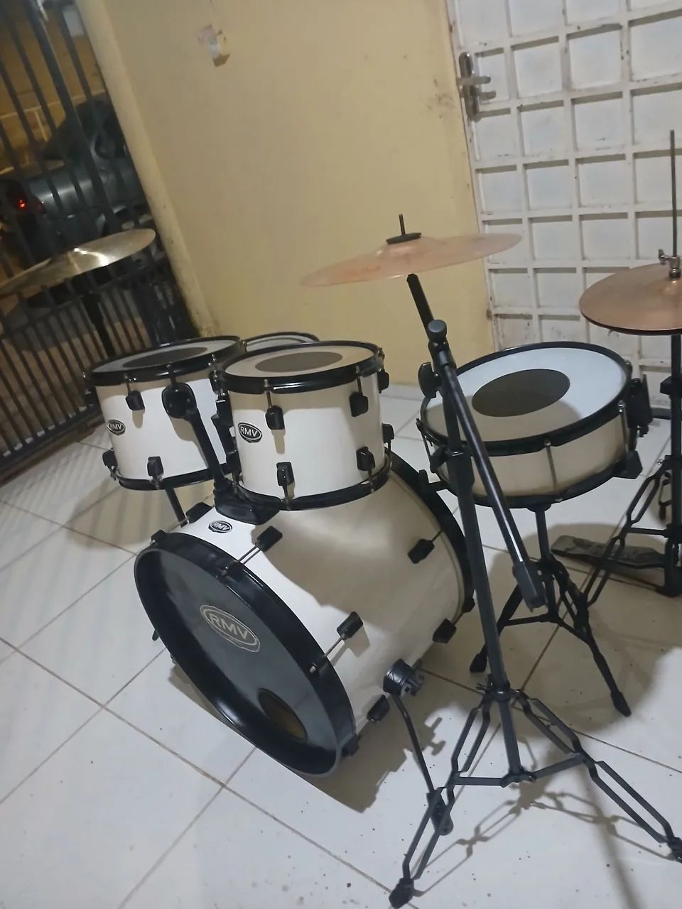 Bateria acústica RMV completa  - Foto 3