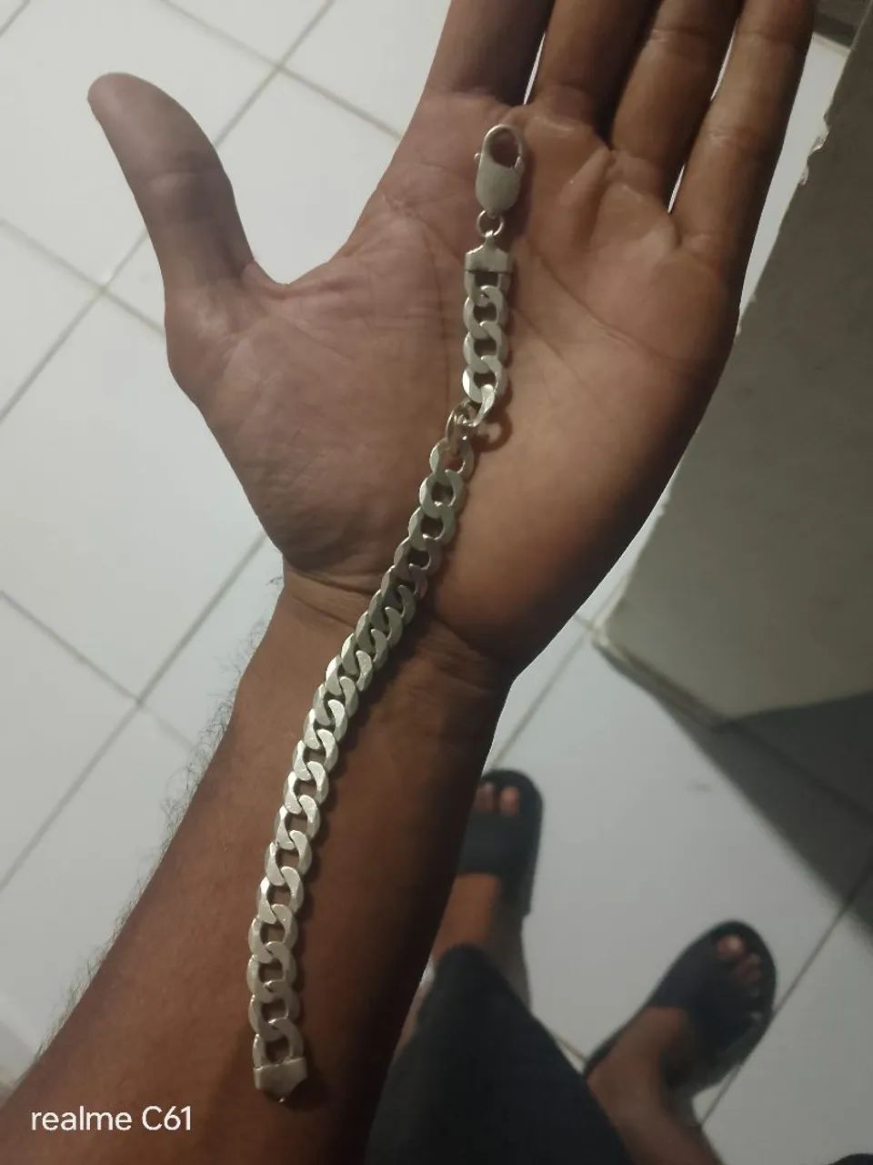 Pulseira de prata