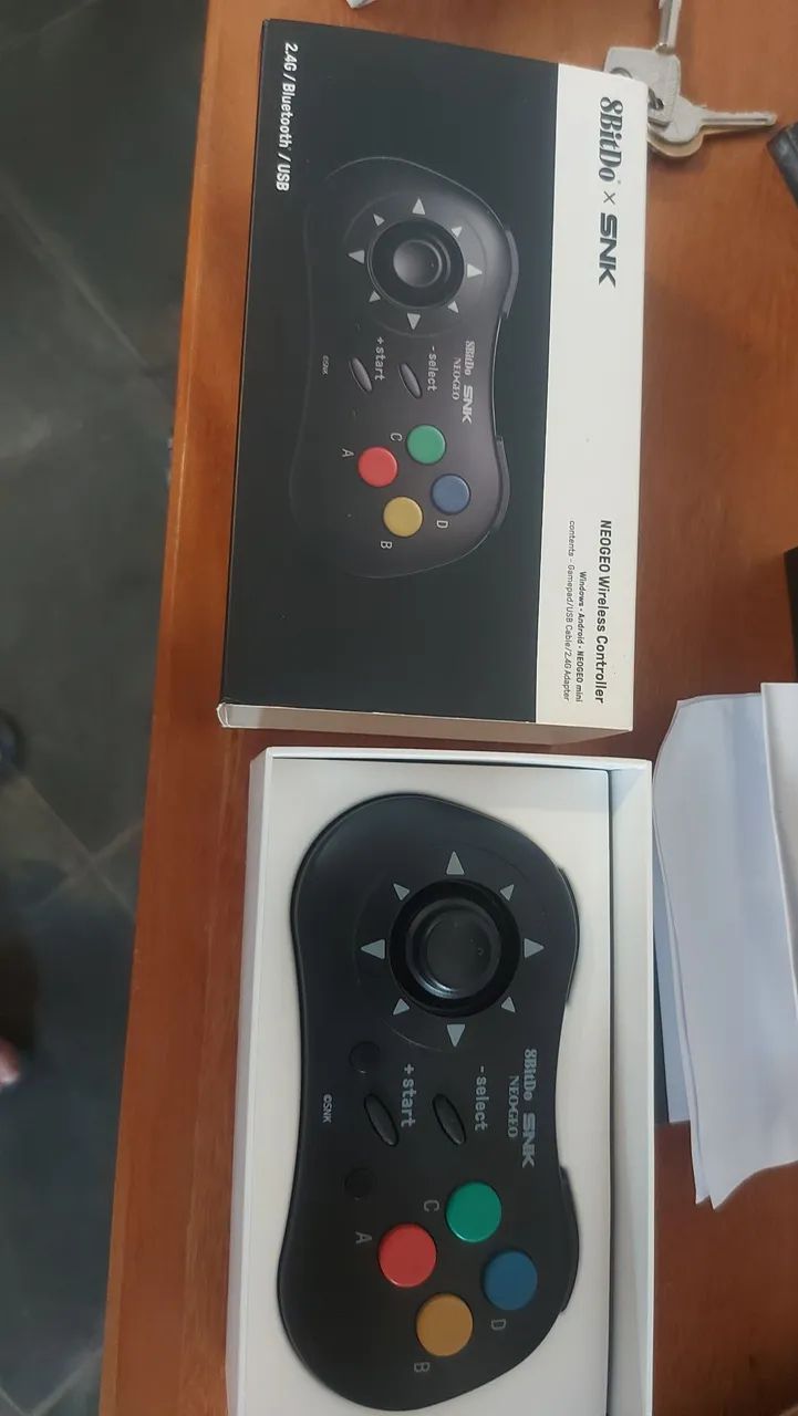 Controle Neo Geo CD 8bitdo