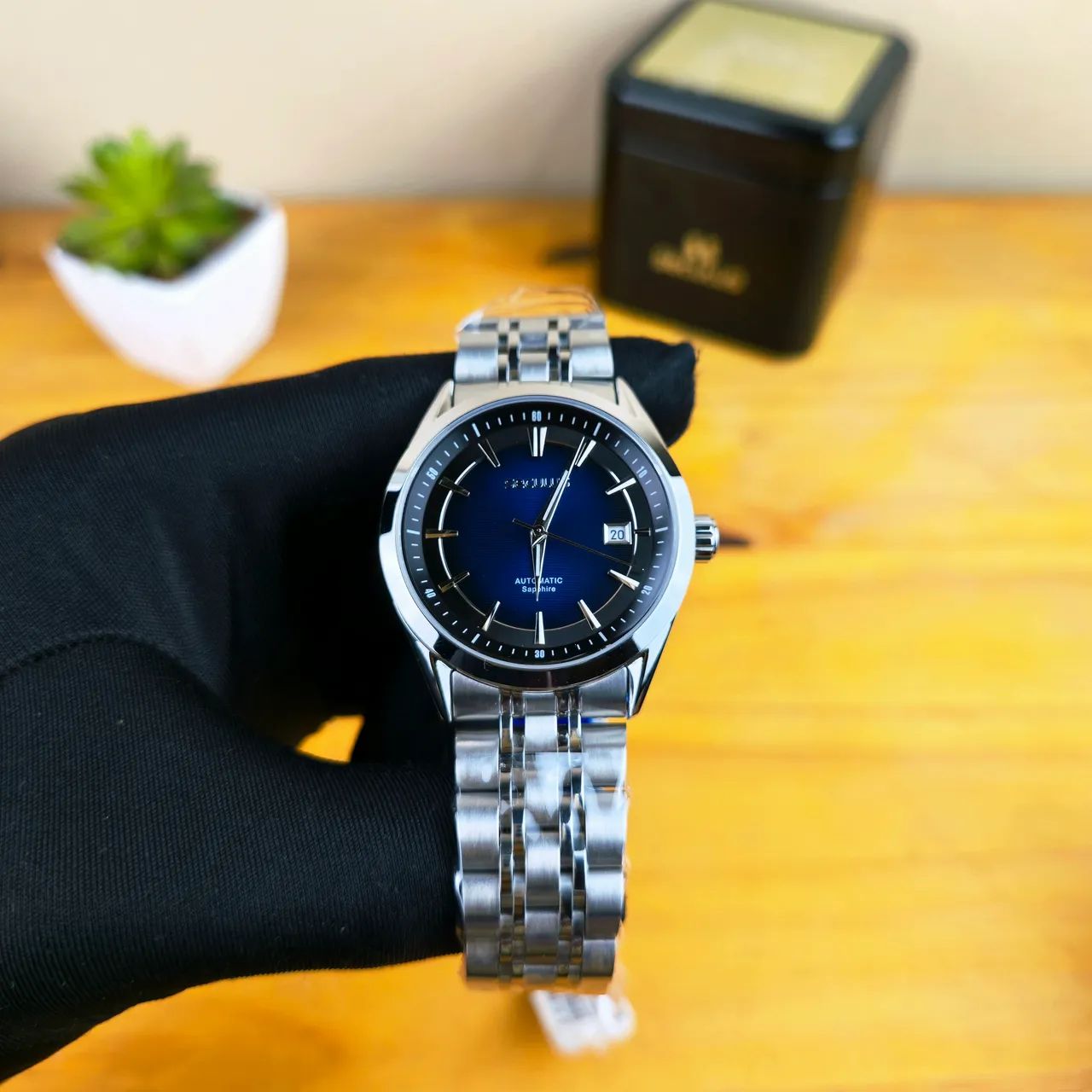 Relógio Seculus Automatic 40mm prata 2026