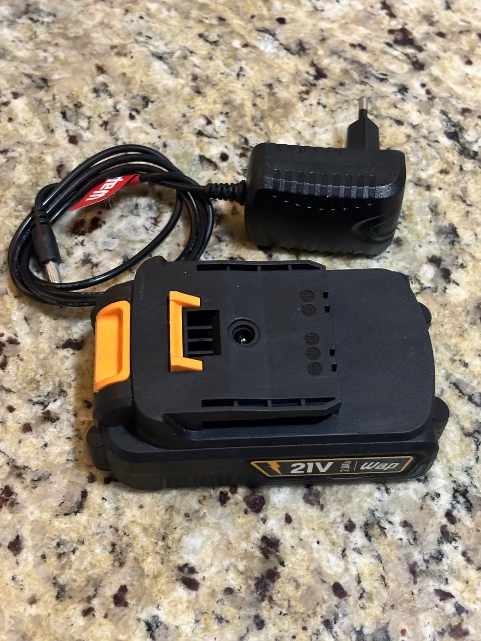 Carregador + Bateria Originais Parafusadeira Wap 21v 2ah