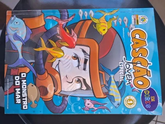 Lote turma da mônica jovem + casção jovem #1 + chico bento moço #1