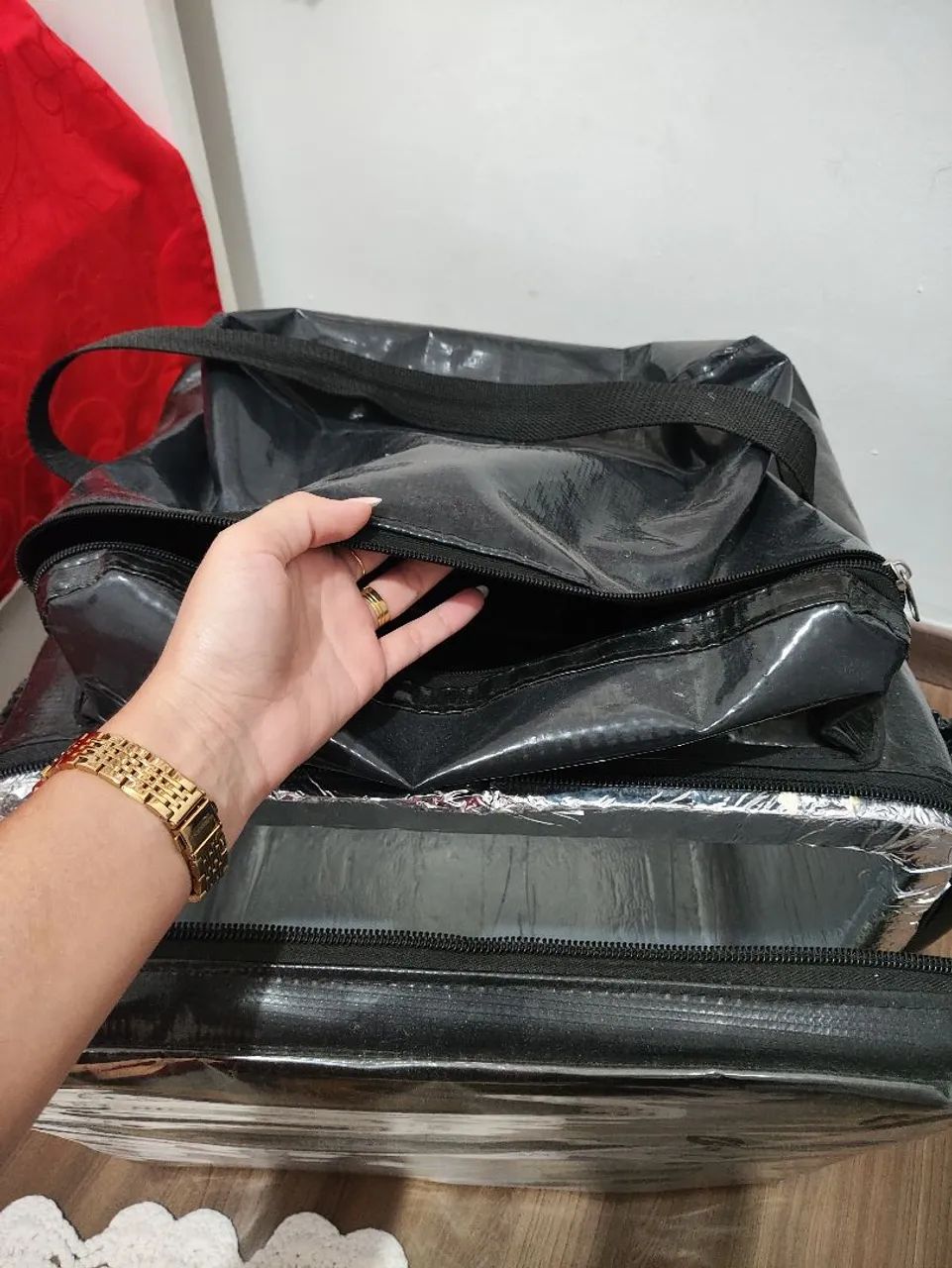 Bag para Entrega Impermeável Preta - Foto 5