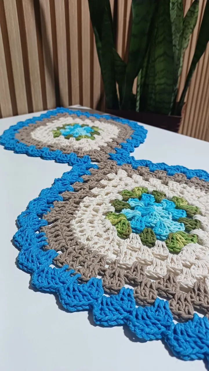 Croche Trilho de mesa  - Foto 2