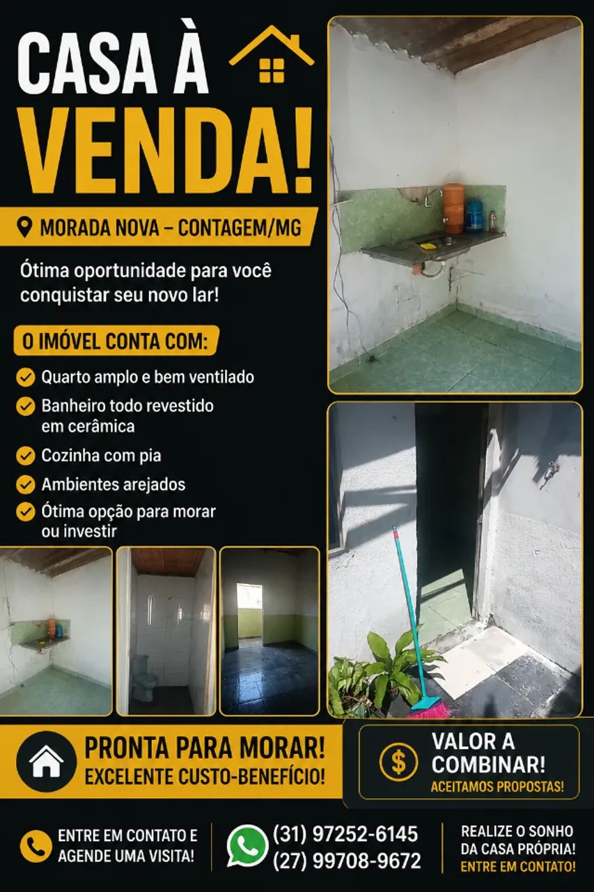 Vendo casa em morada nova contagem 