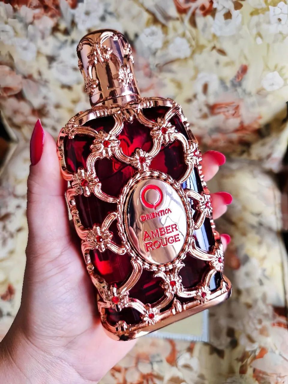 Perfume Árabe Amber Rouge 80ml Edp - Orientica - Foto 5