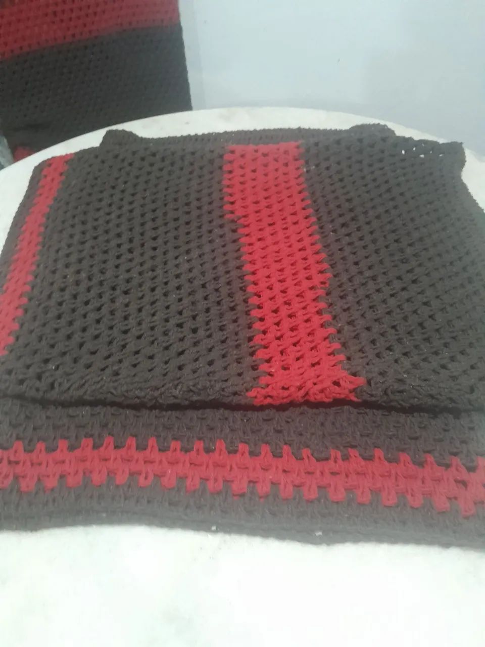 Capa de mesa de croche - Foto 3