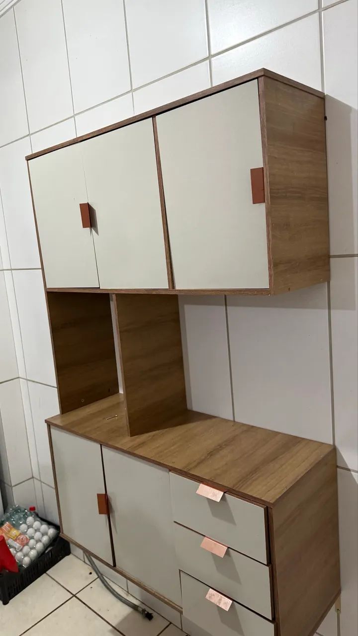 Armário Para Cozinha de Madeira - Foto 3