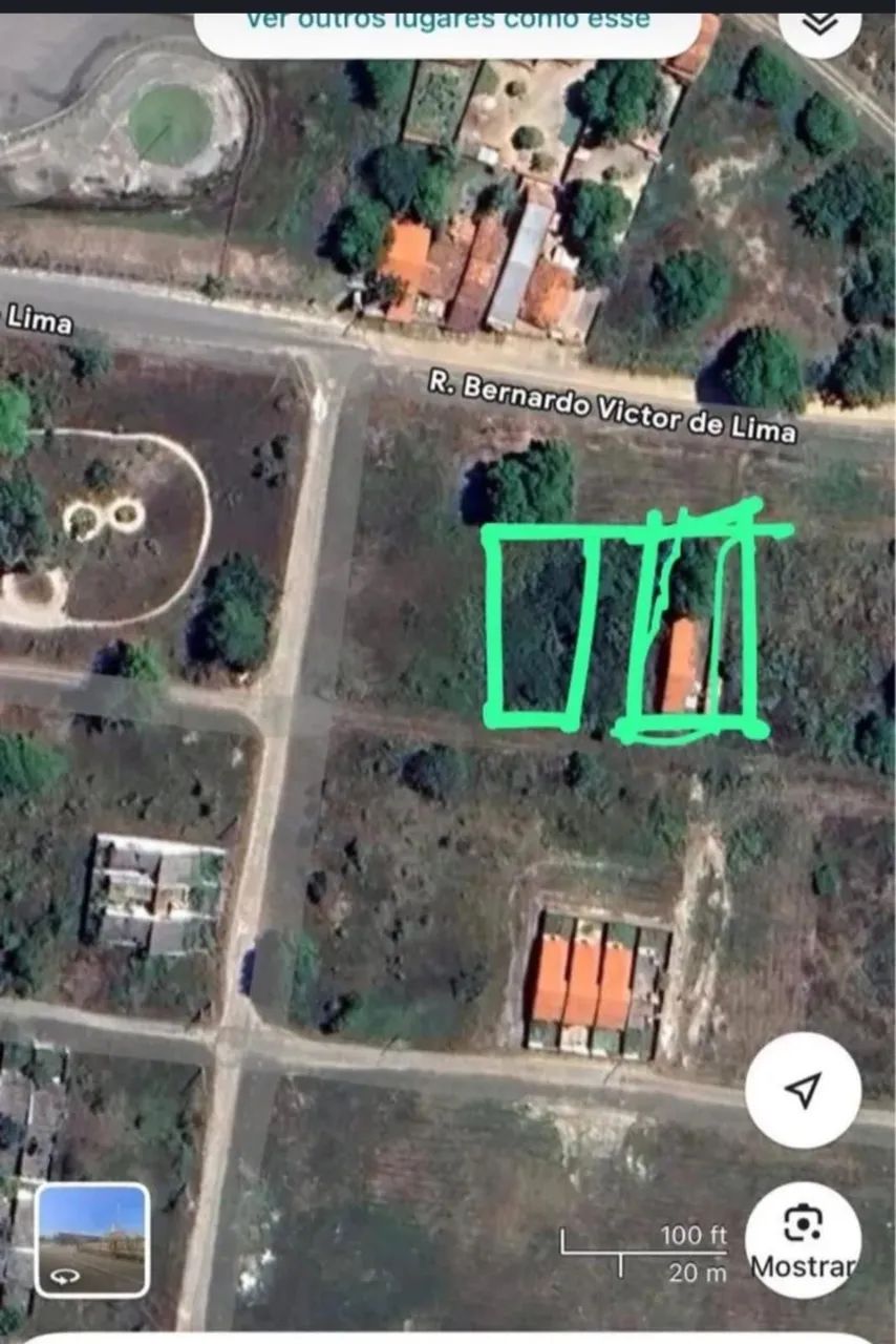 2 lotes quitados com documentação um já está construído .