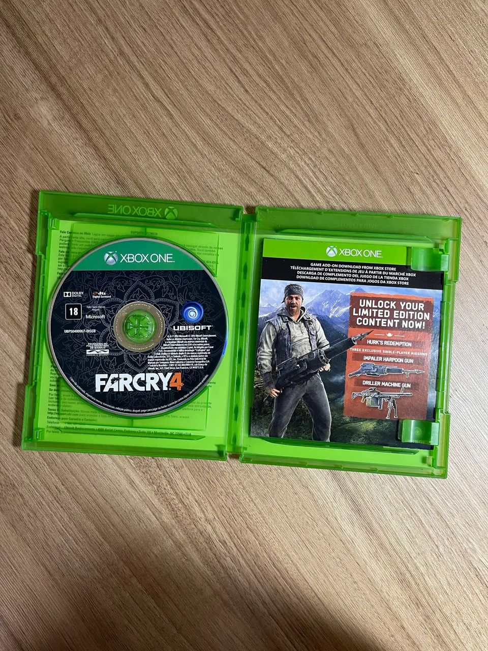 FARCRY 4 XBOX ONE ORIGINAL + MANUAL IMPRESSO - Foto 2