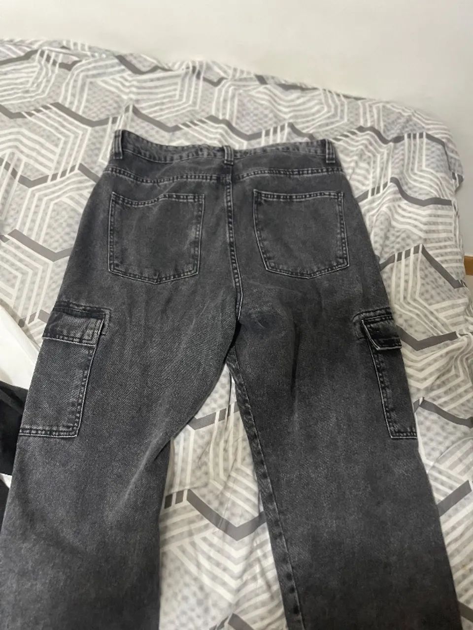 Calça jeans cargo - Foto 2