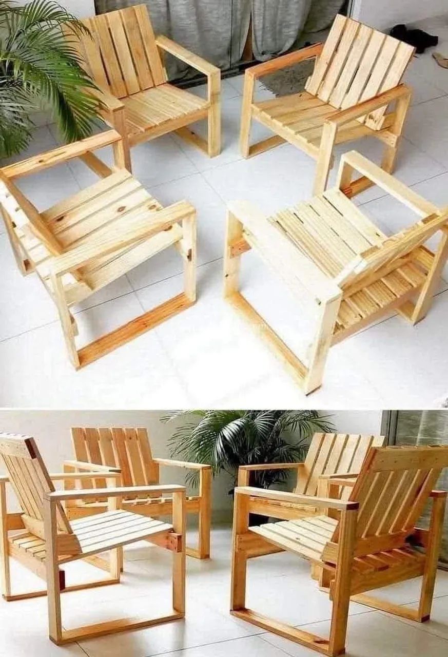 Poltronas de paletes 
