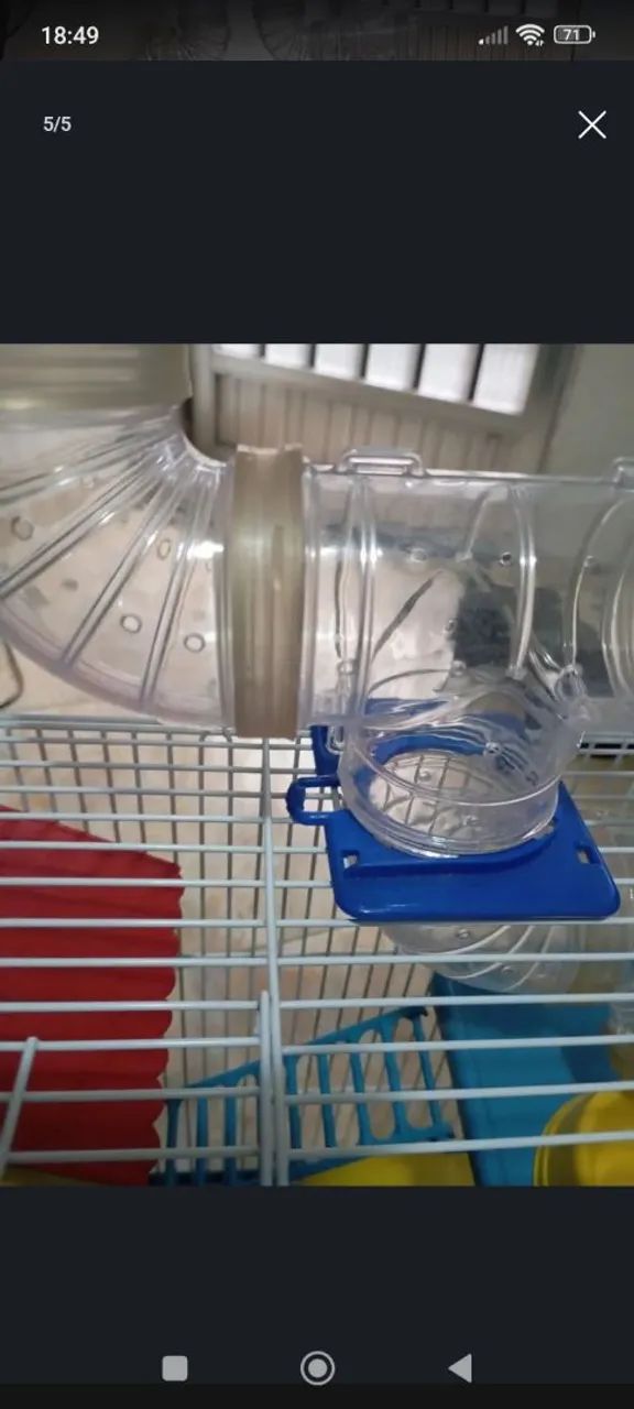 Gaiola+kit completo para hamster - Foto 5