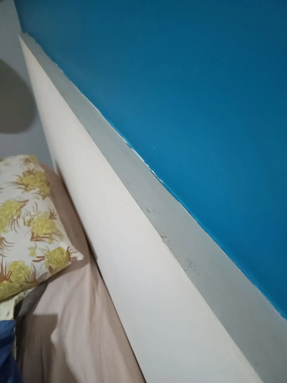 Cabeceira cama casal branca em MDF - Foto 4
