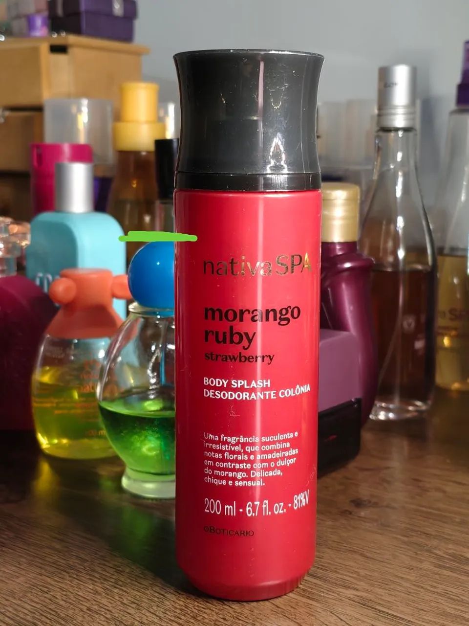 Body Splash Nativa SPA Morango Ruby 200 ml Perfume O Boticário - Foto 2