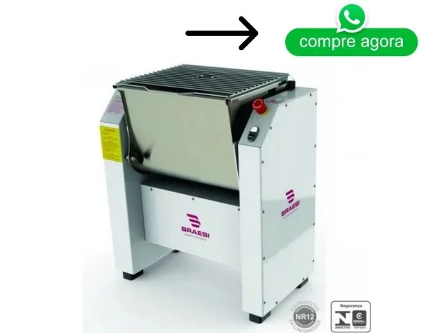 Amassadeira Basculante 15KG Braesi Bivolt