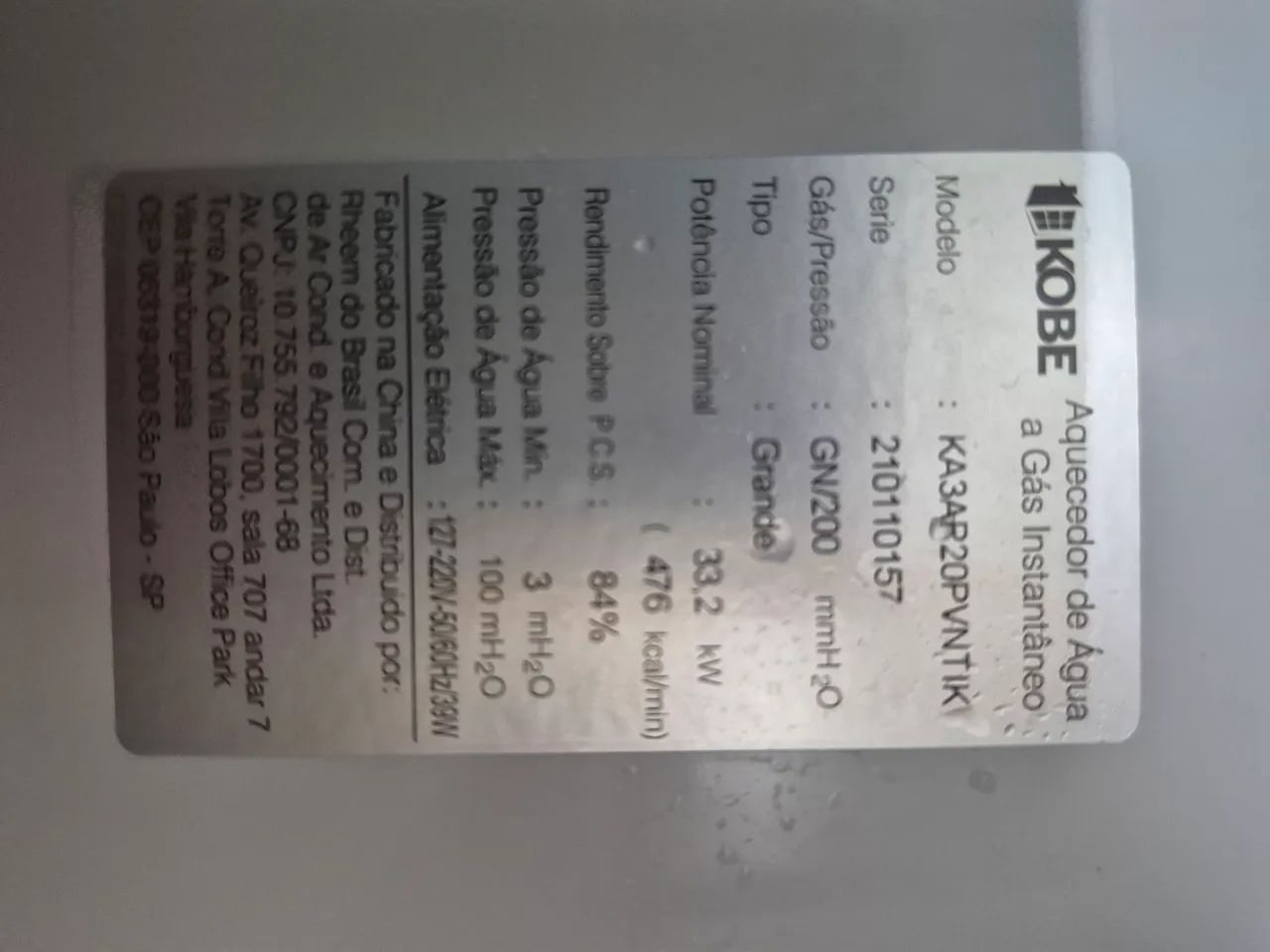 Aquecedor digital KOBE 20L GN - Foto 5