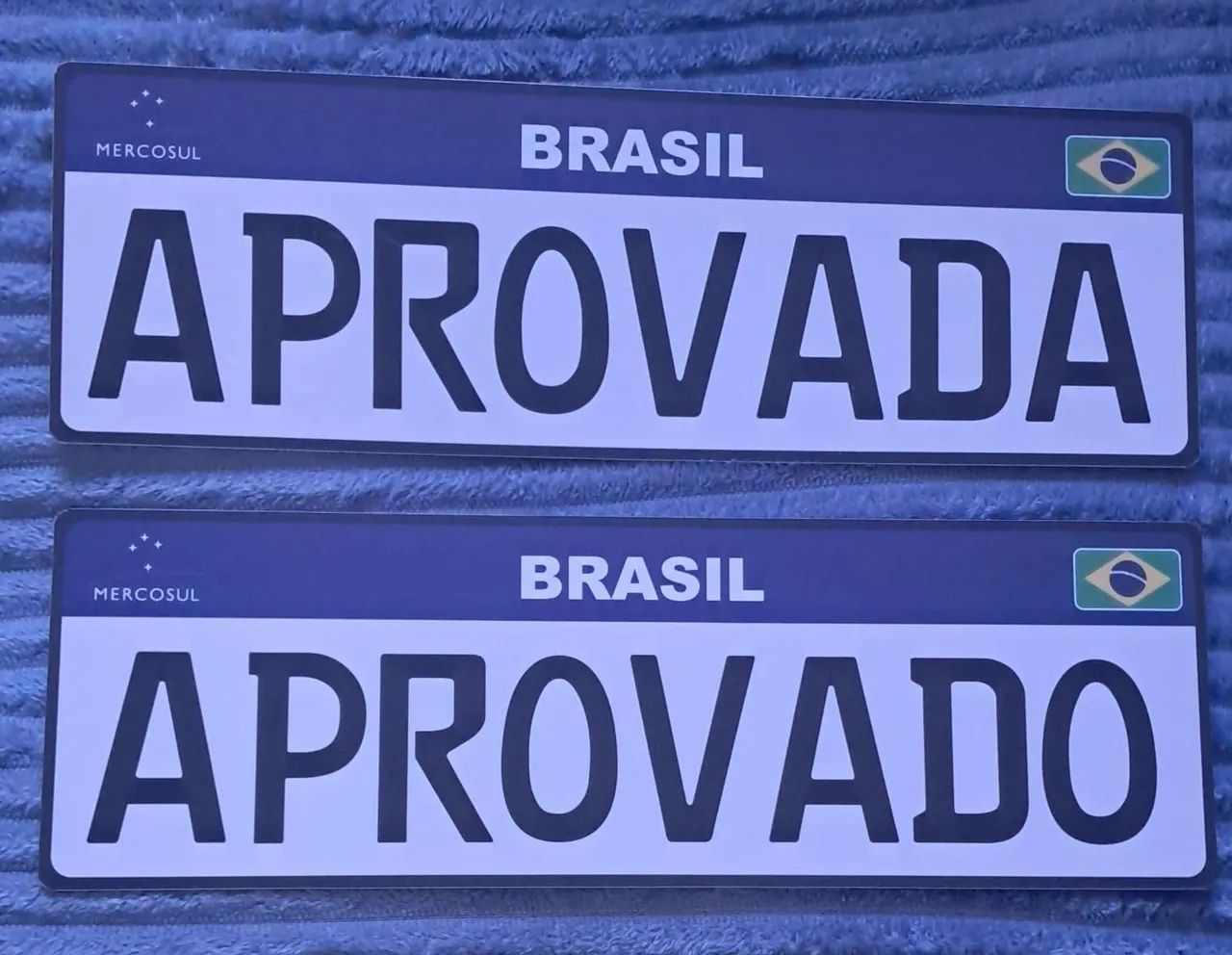 Placas Aprovado(a)