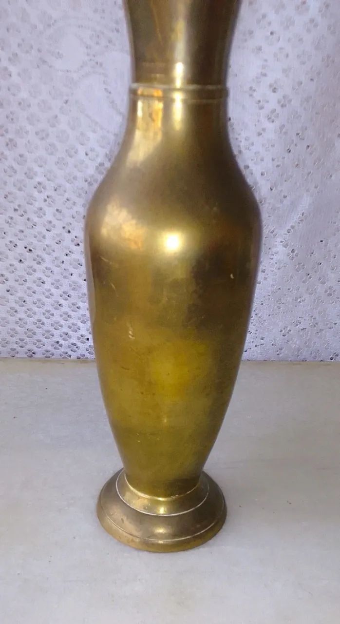 Vaso Floreira bokido em metal dourado* - Foto 2