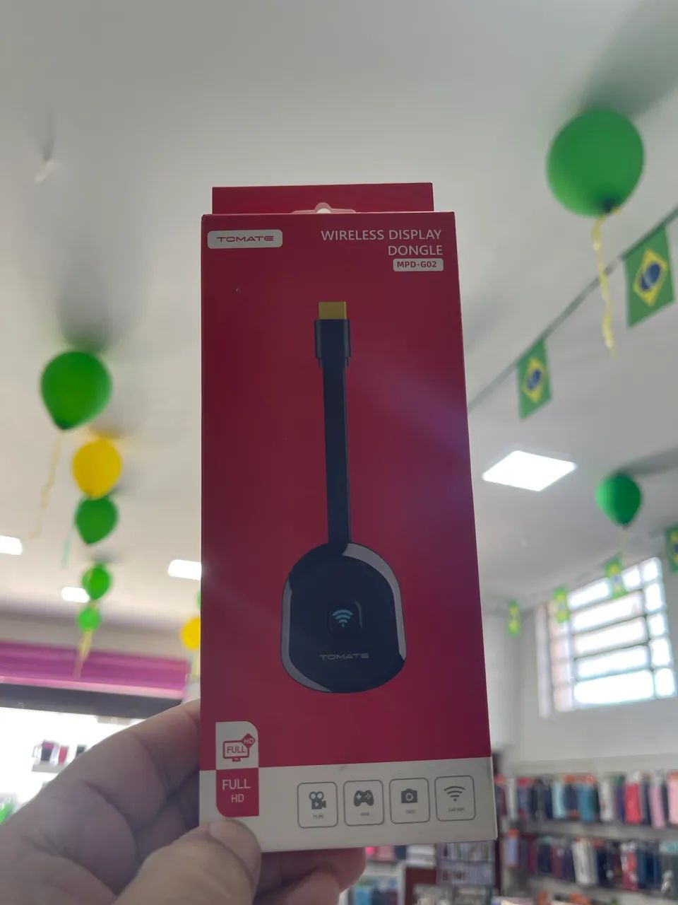 Transmissor adaptador tv de video HDMI Wireless 