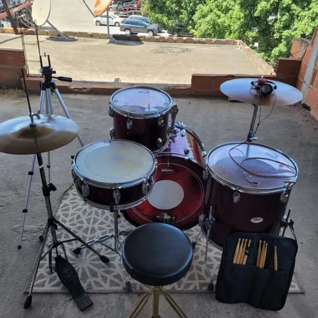 Bateria acústica - Foto 5