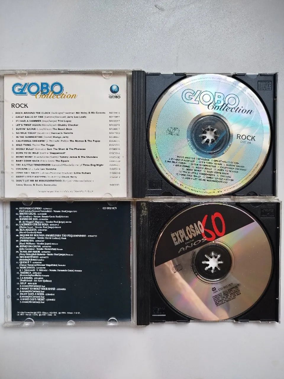 Kit Com 5 CDs - Clássicos das Décadas 60, 70 e 80 - Usados - CDs