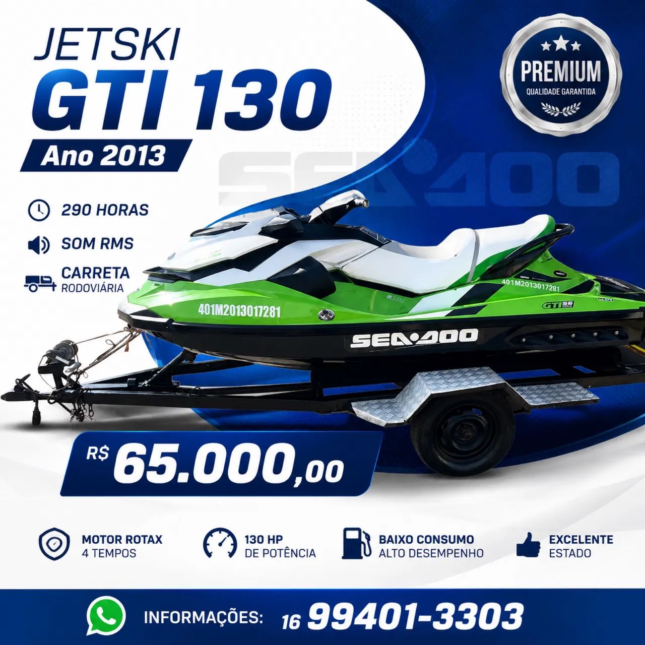 Jetski gti 130 