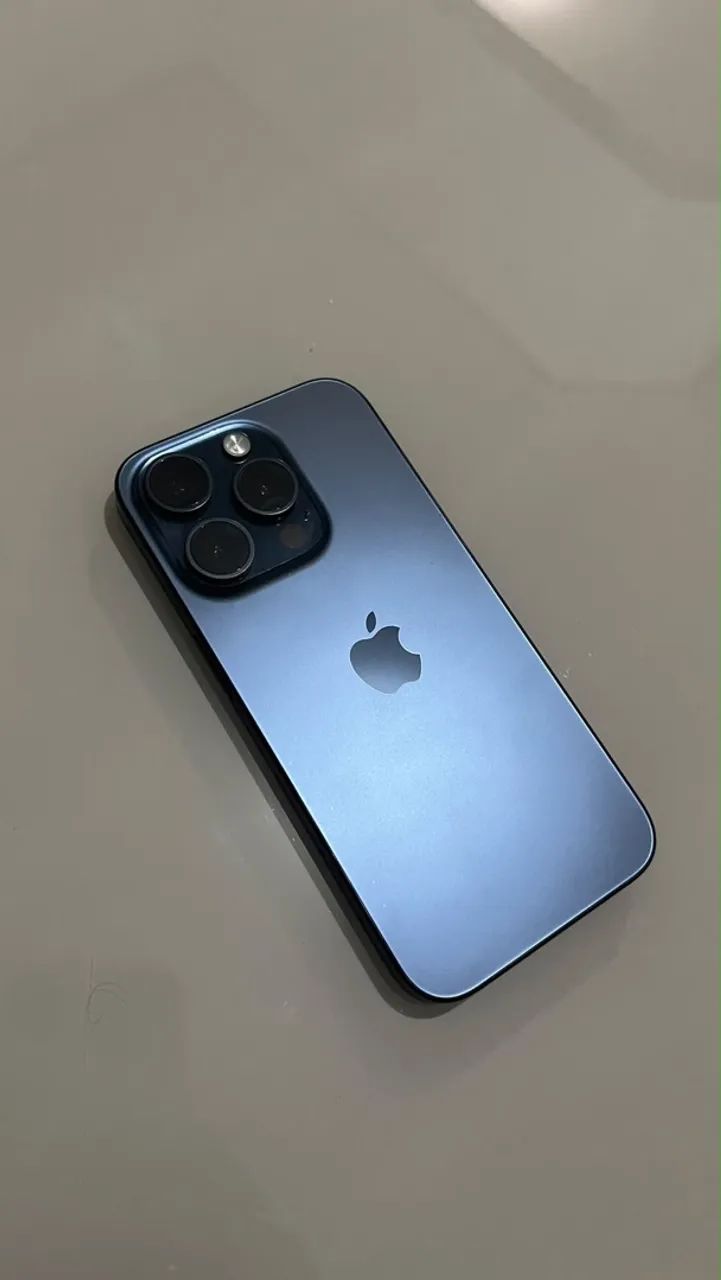 iPhone 15 Pro 128GB Azul ? Muito Conservado R$ 3.800 - Celulares e