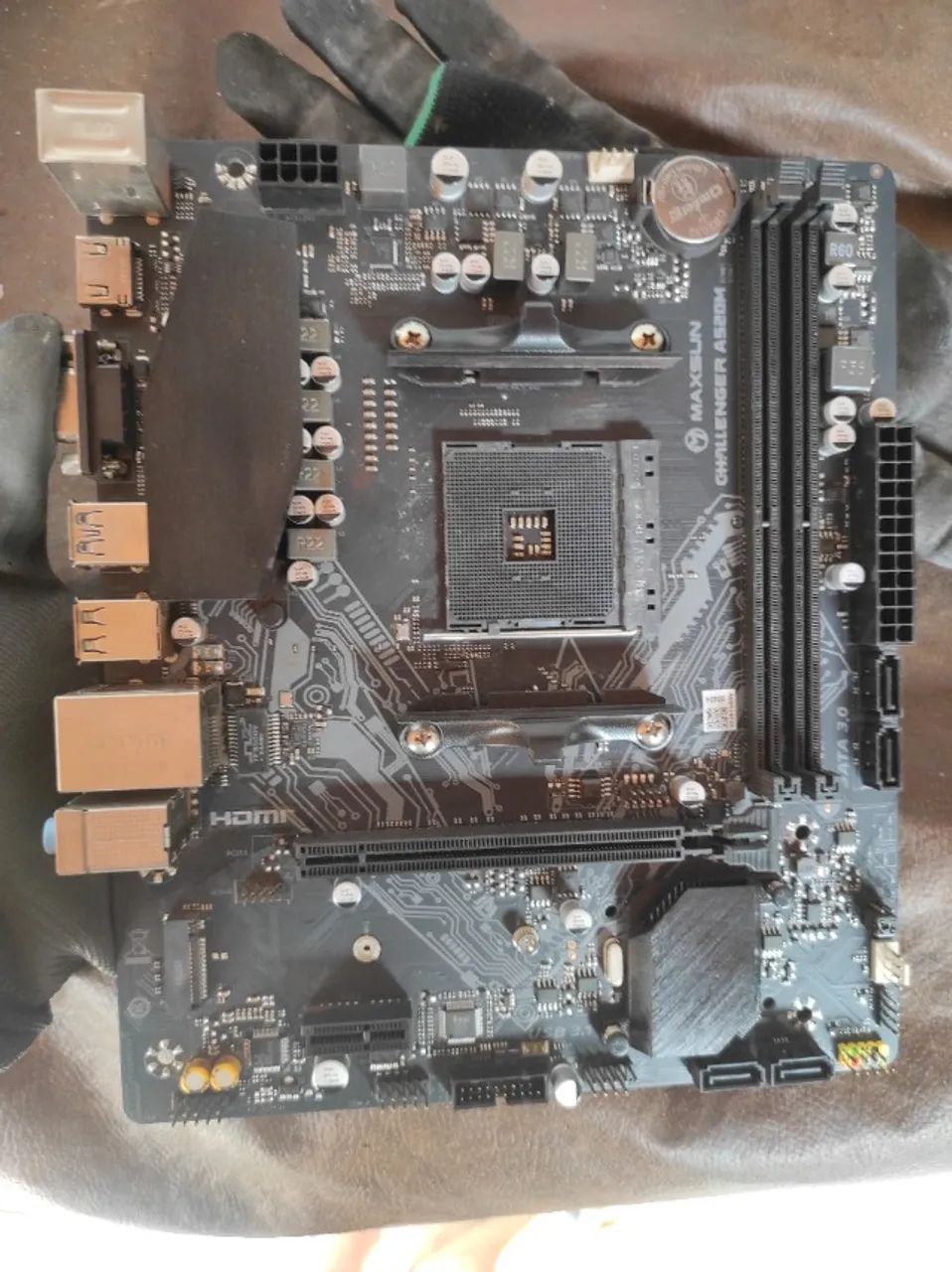 Placa Mãe A520 Maxsun Semi Novo - Foto 2