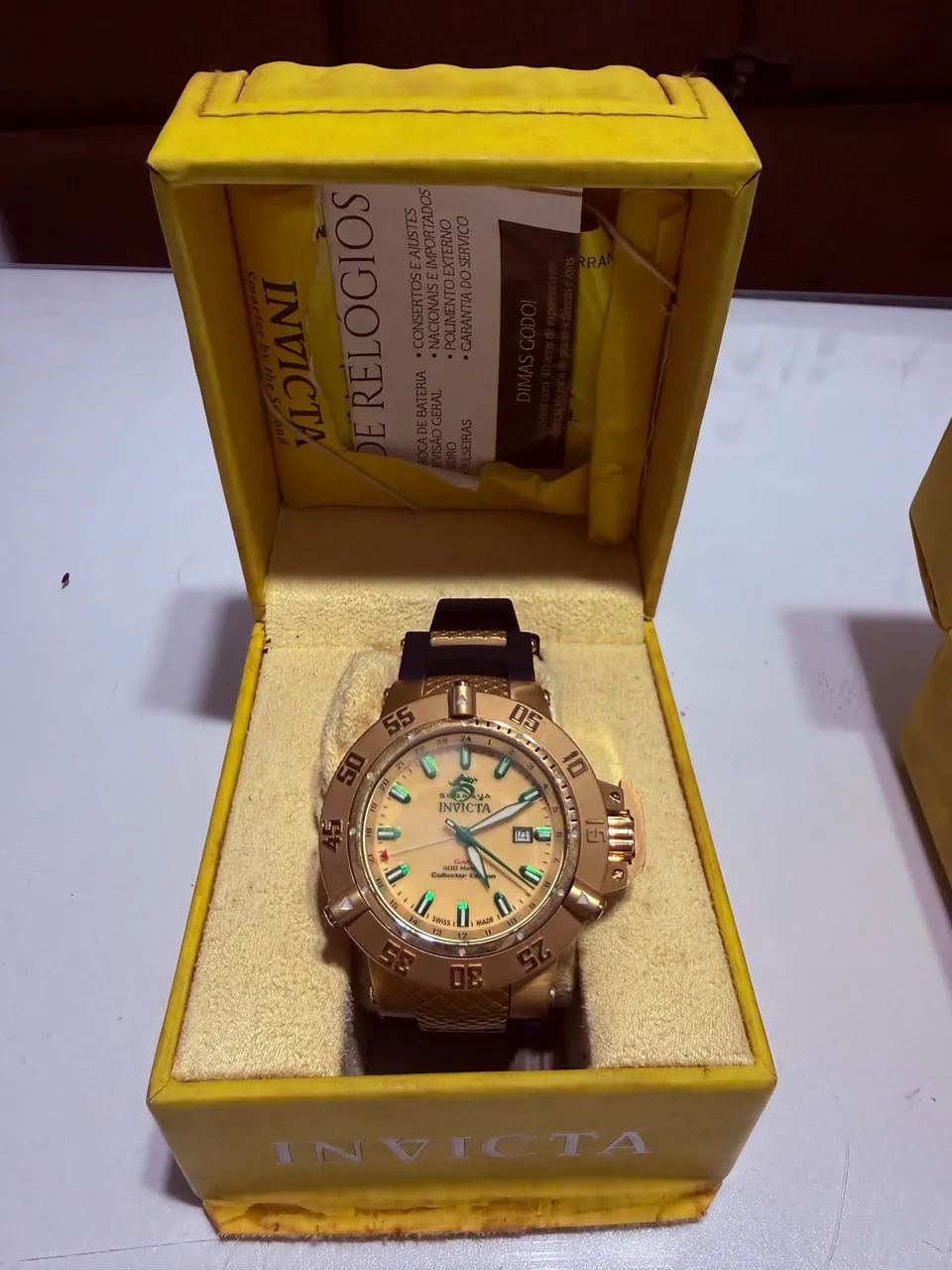 Invicta Subaqua Noma III 13921 Swiss Made GMT 500M Completo