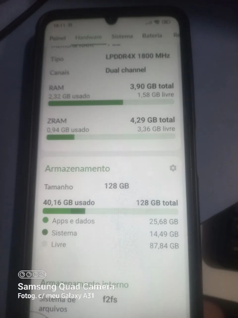Celular Redimi 13 C "Bateria nova, Sansung A31, Funcionando, Tem Reparos - Foto 2