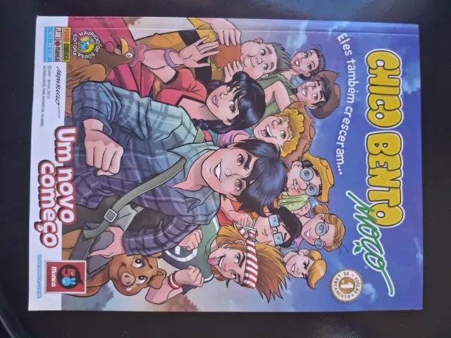 Lote turma da mônica jovem + casção jovem #1 + chico bento moço #1