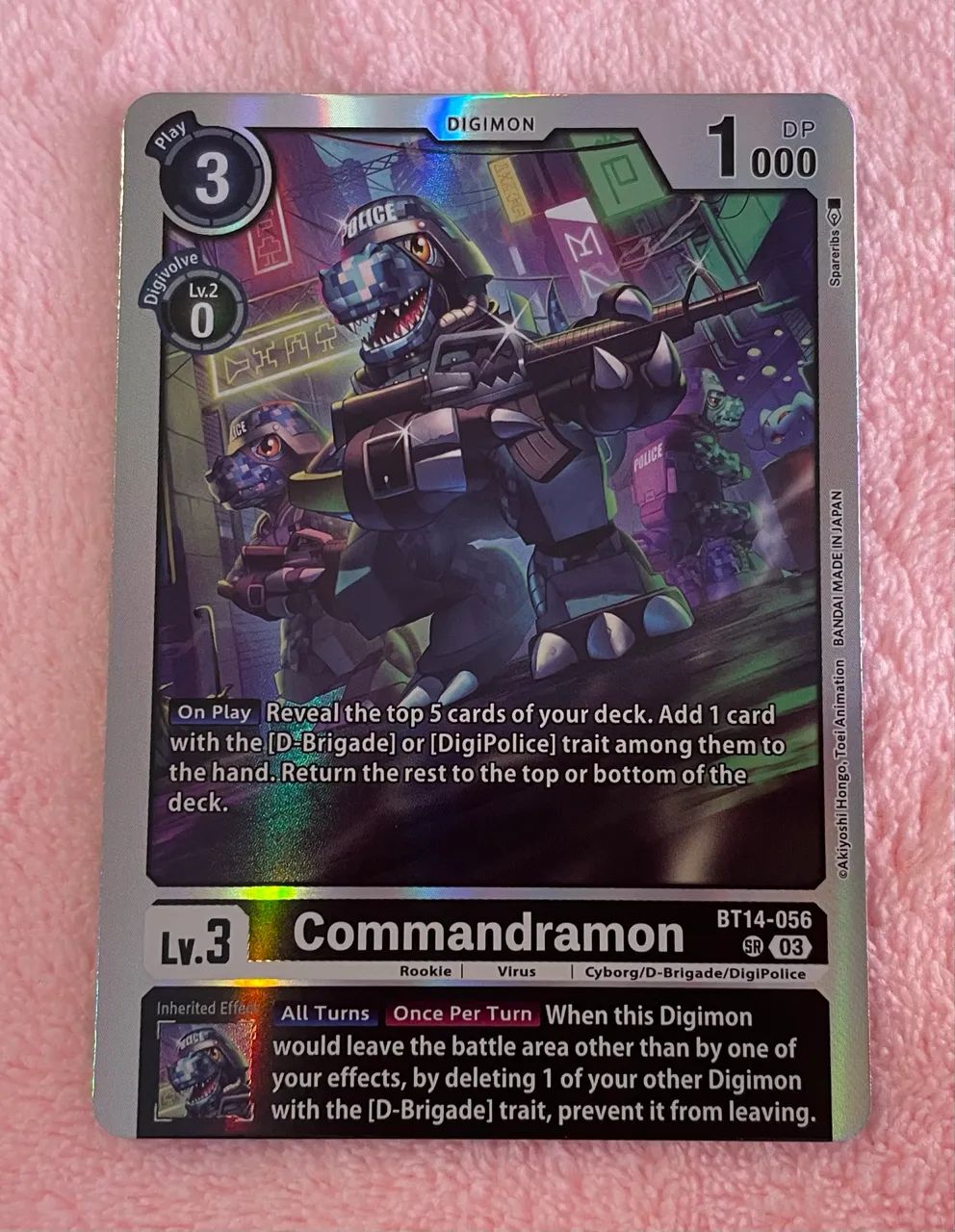 Commandramon BT14-056 Digimon TCG