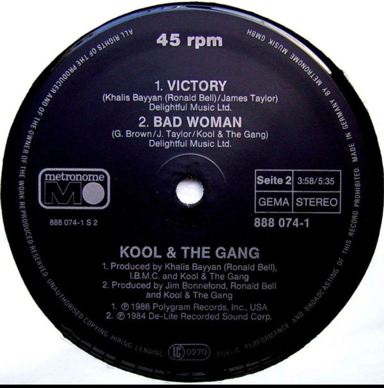 Vinil Single Importado Kool And The Gang - Victory - CDs, DVDs etc