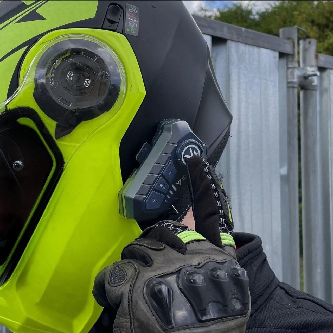 Intercomunicador V10 Bluetooth para Capacete Moto - Novo - Foto 5